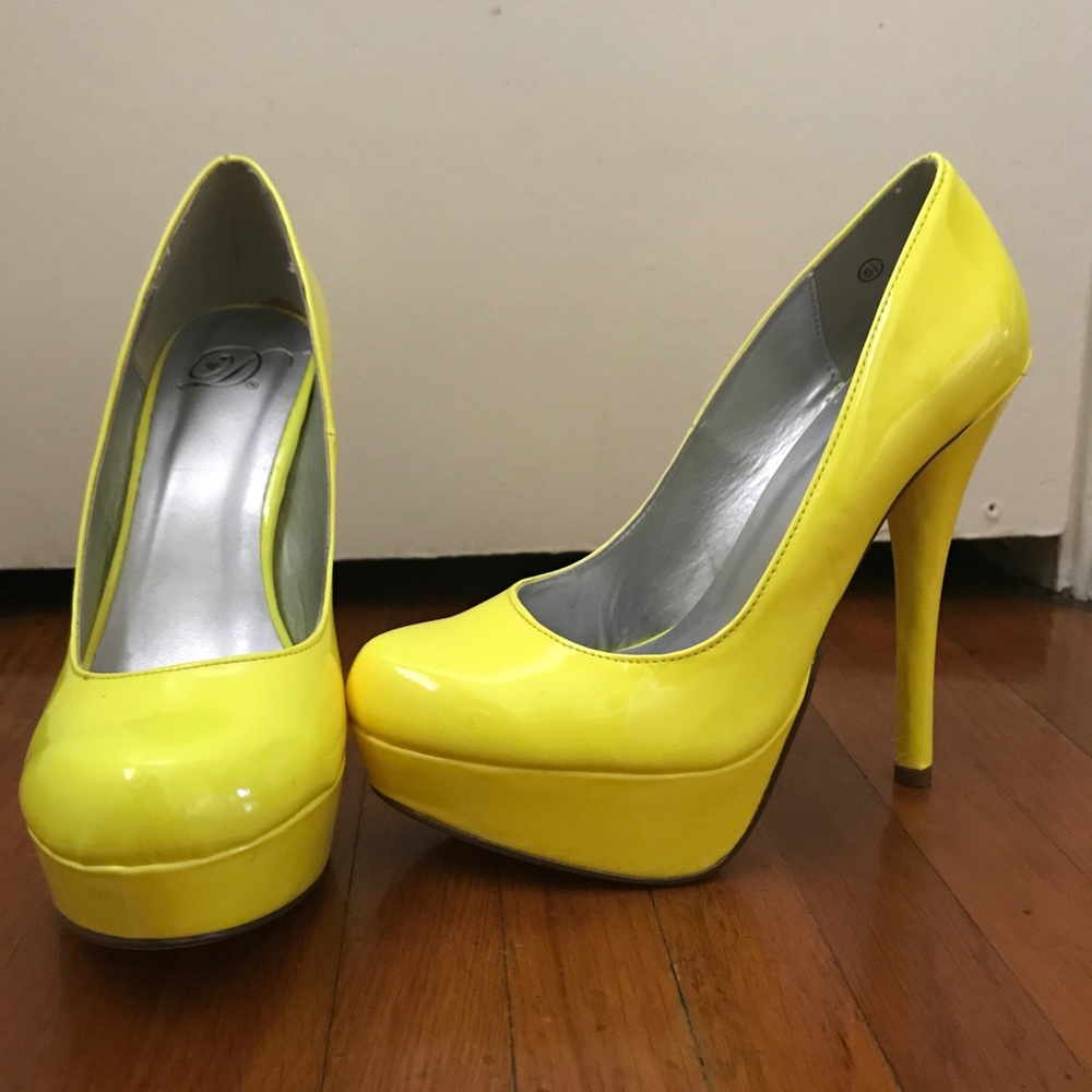 Yellow heels